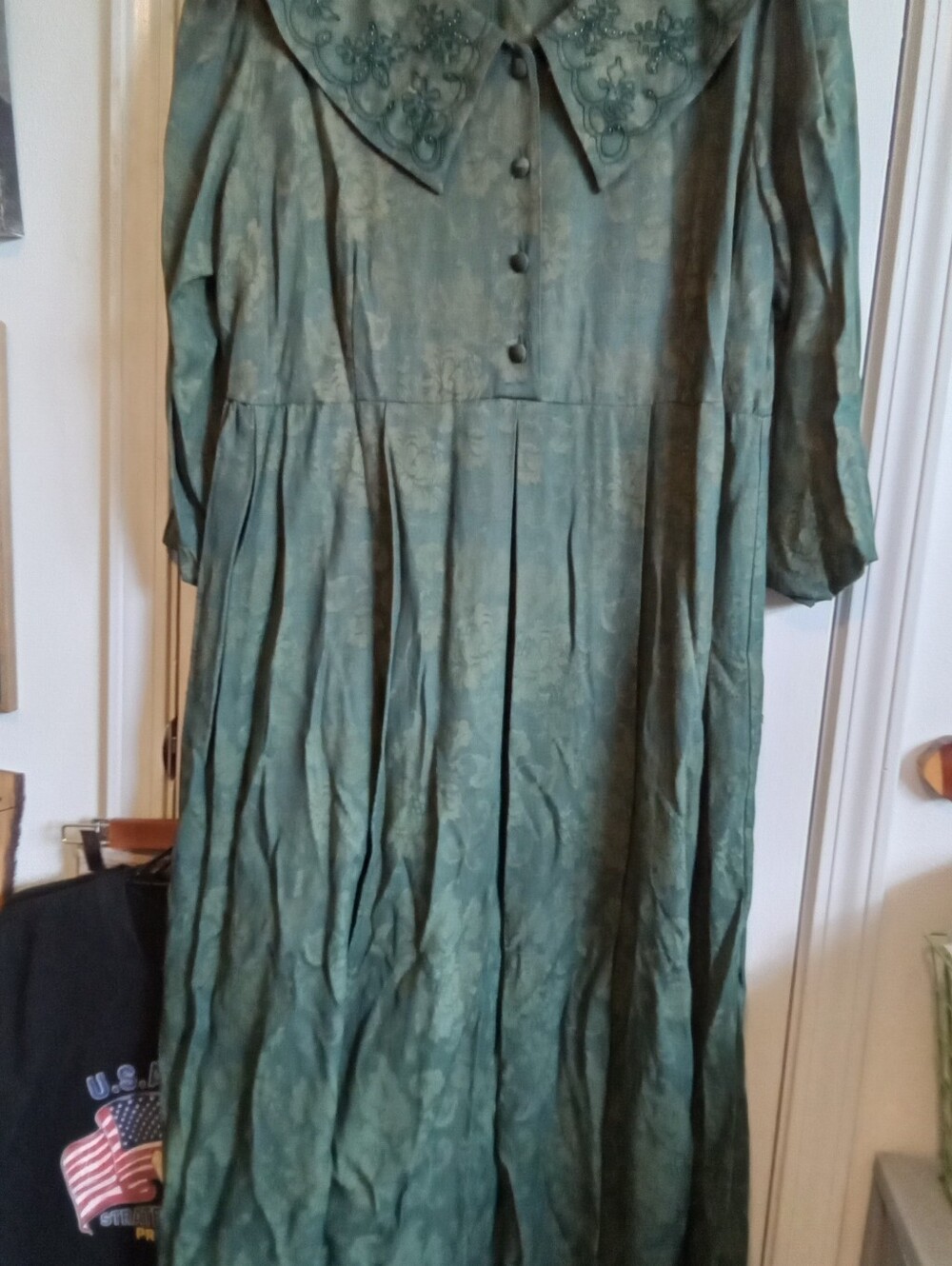 #6071 Dark Green Dress  22W